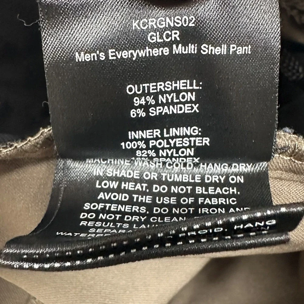 686 Pants Mens 36x34 Brown Slim Fit Everywhere Multi Shell Outdoor Hiking Travel - Picture 8 of 8